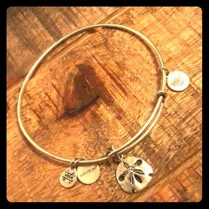 Alex and Ani Sand Dollar Charm Bangle